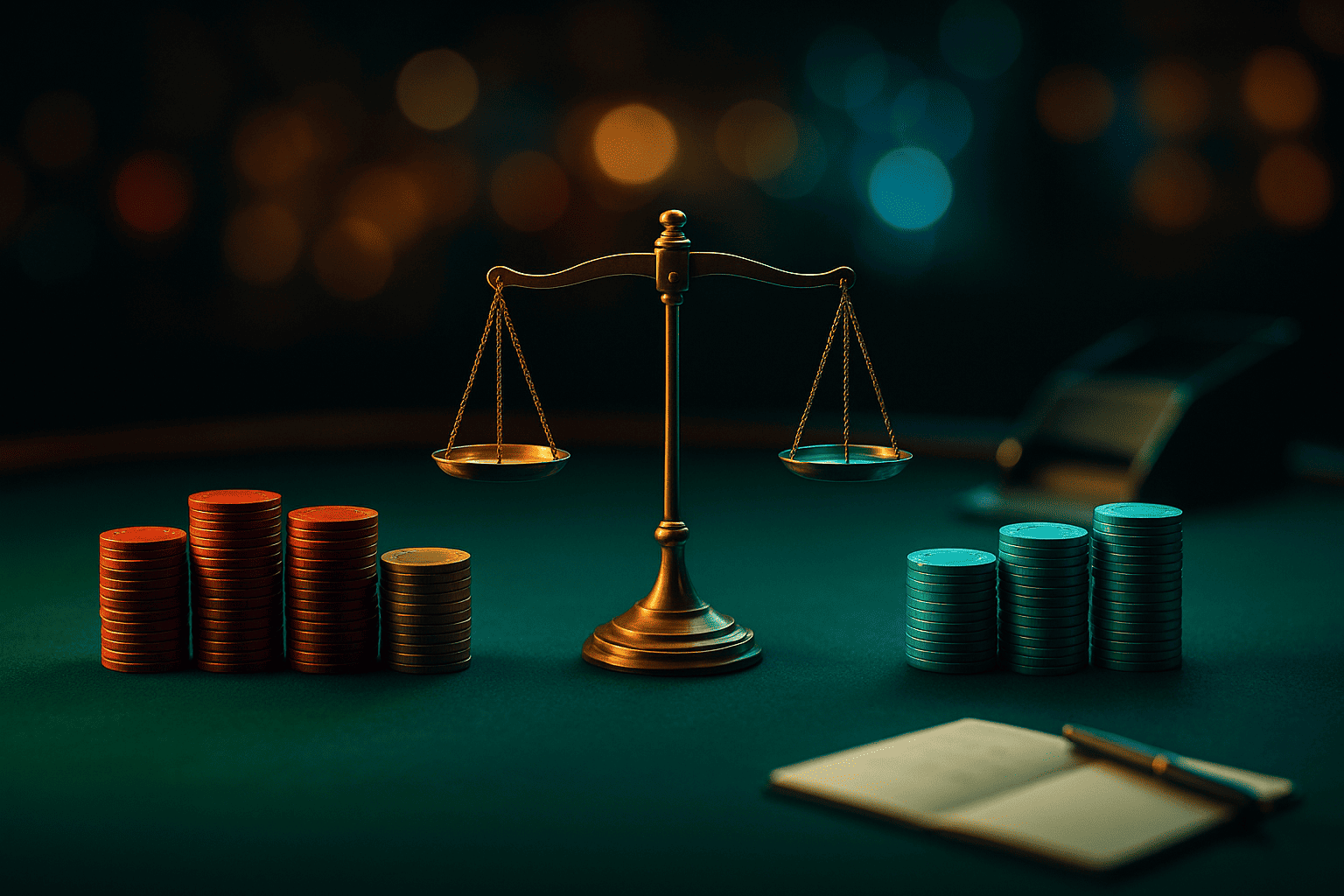 プレイヤーエッジとハウスエッジの比較グラフ