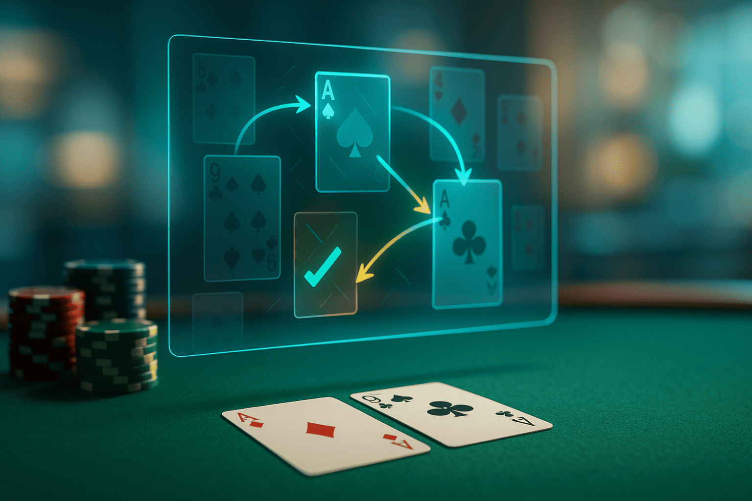 Blackjack Counter Pro Learn モジュールの画面