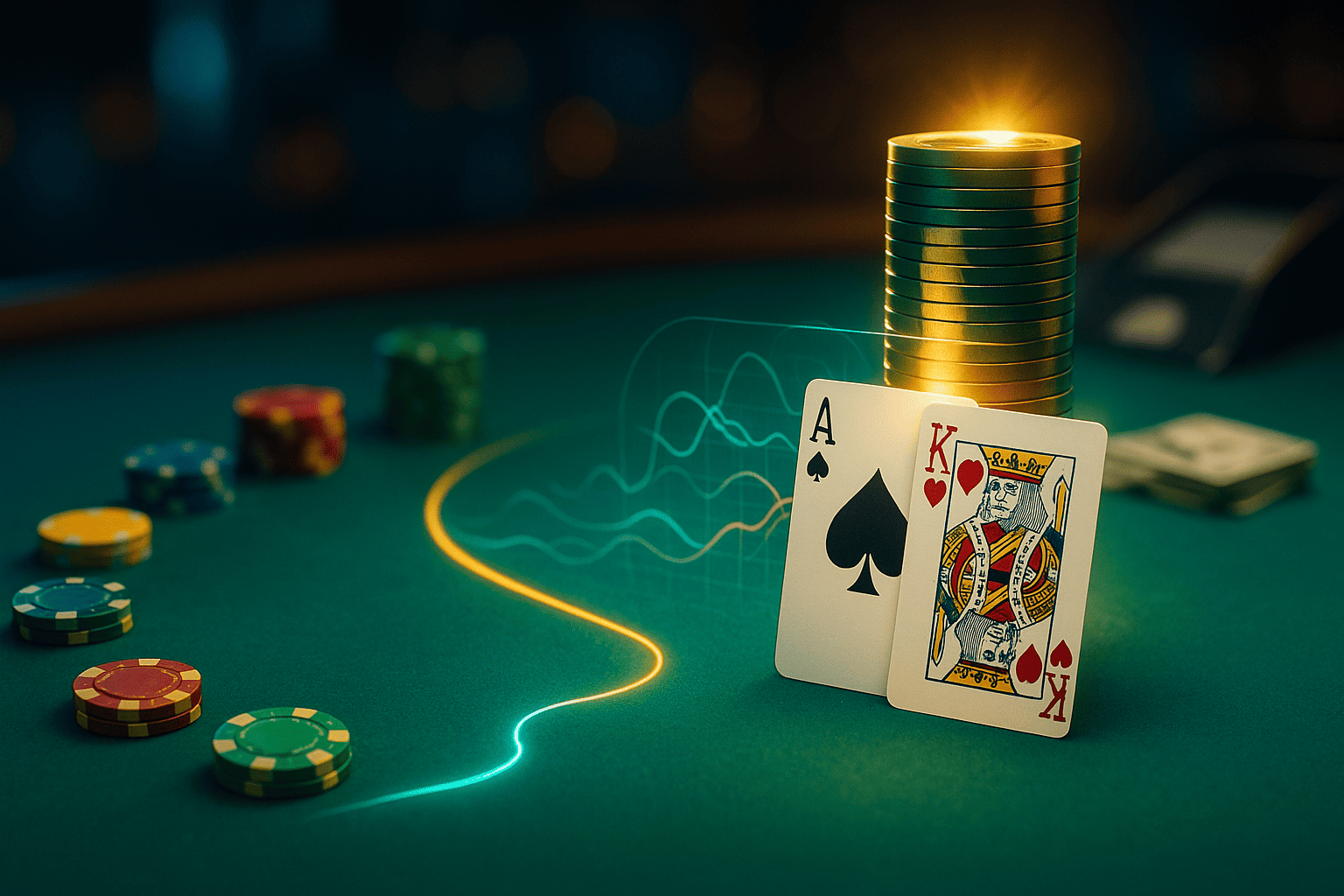 Million Challenge を表すチップの山