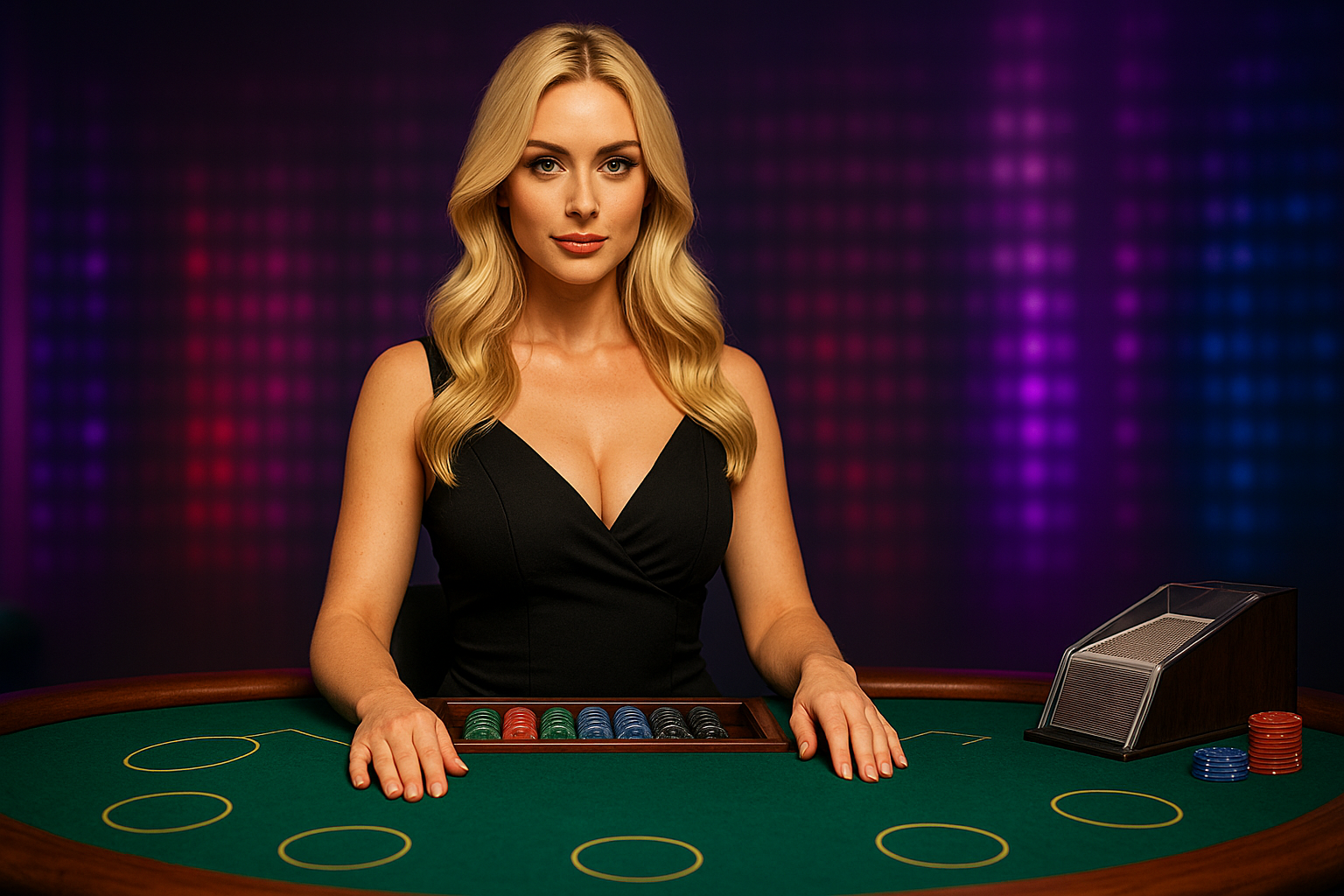 ブラックジャックのカウンティングシステム練習テーブル